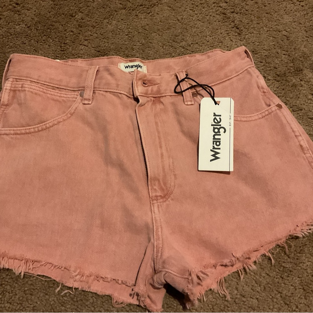 Wrangler Women's Pink Denim Shorts
